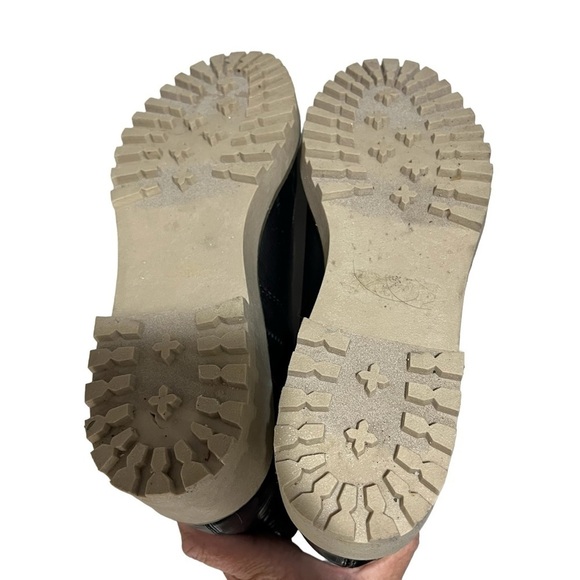 DV Dolce Vita Reilly Wedge Lug Chelsea Booties Black Size 11 Women’s - Picture 9 of 10